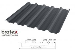 BRATEX Trapeciveida profils T-35