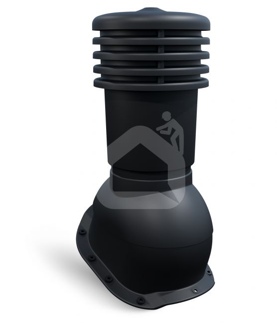 Ventilācijas skurstenis VENTOS X, 150D, METĀLS B26, universāls